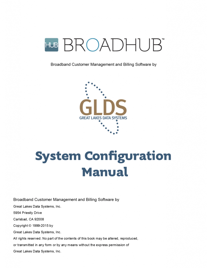 BroadHub System Configuration Manual